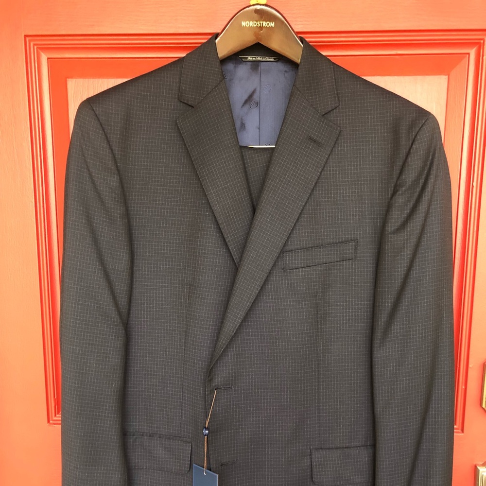 Men’s Suit NWT Nordstrom David Donahue 38 R 40